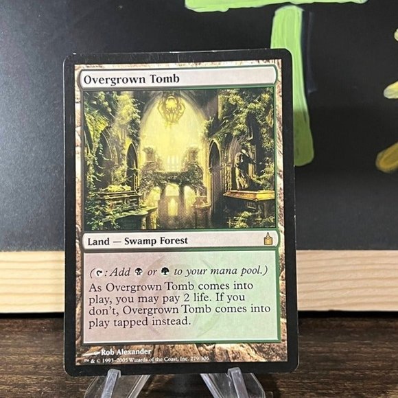 Overgrown Tomb - Ravnica: City of Guilds (RAV) - Magic: The Gathering - Rare - Picture 1 of 3